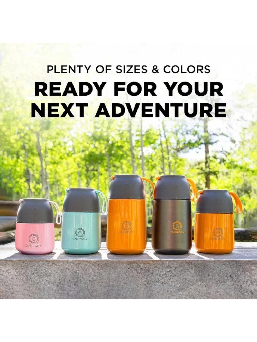 24oz Vacuum Insulated Food Jar with Spoon - BPA-Free, Leak Proof, Wide Mouth